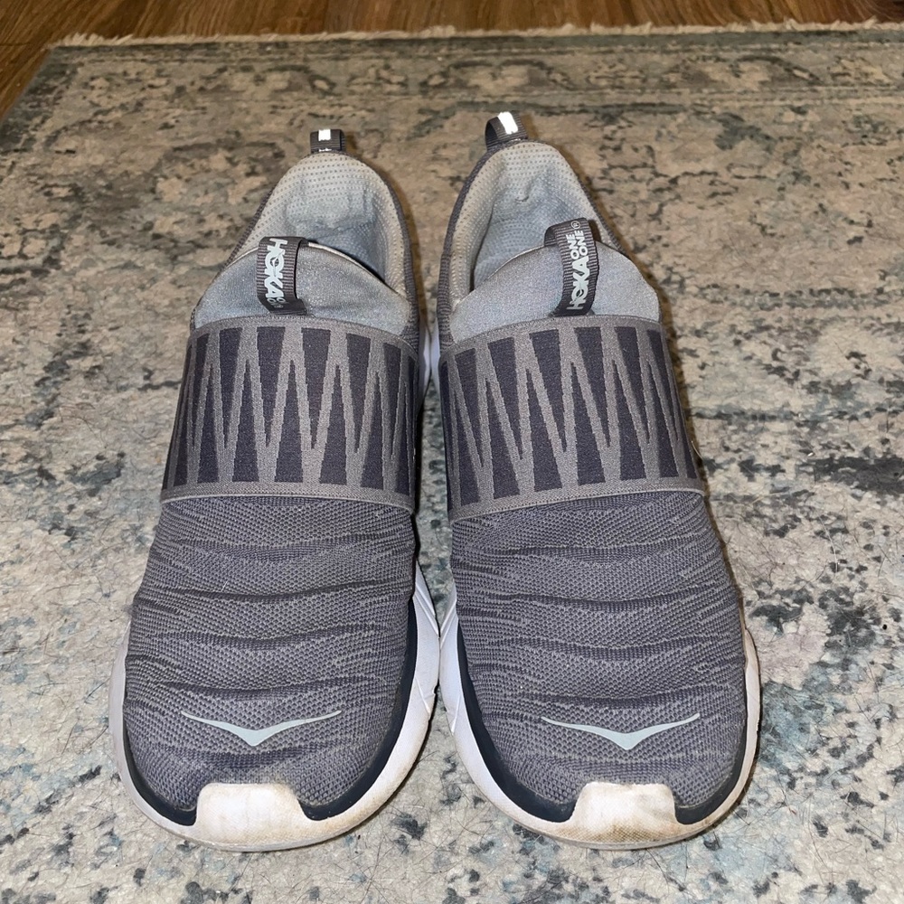 Grey Hoka One Womens Hupana Slip Size 10